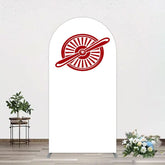 Aperturee - Aperturee Blue Red White Space Fighter Top One Arch Backdrop